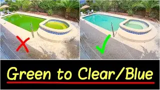 ✅How To Clear Up A Green Pool Fast | Stubborn Green Pool Algae | DIY HD Review