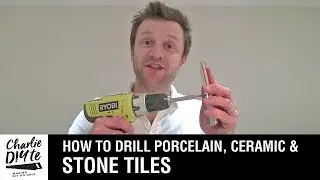 How to Drill a Hole in Porcelain, Ceramic, or Stone Tiles - Video 1 of 3
