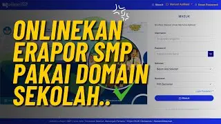 Cara Onlikan eRapor SMP Tanpa Port Forwarding! (AMAN & GRATIS)
