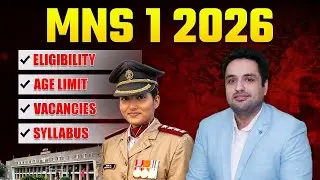 MNS 1 2026 Notification | MNS Eligibility Criteria | MNS Age Limit | Military Nursing Service Exam
