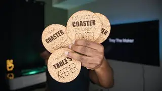 Laser Cutting Cork | Coasters | Glowforge