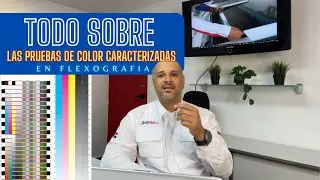 Pruebas de color caracterizadas en flexografia