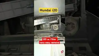 Hundai i20 ac filter very easy remove #hundai #ii20 #filter #caracfilter #filterinsrall #filterclean