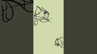 tom with his friend jerry #tomandjerry #makingart #shorts #viral #drawing #cartoon
