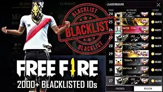 2000+ ID blacklist kiya free fire ne history me pehli bar hua #freefire #blacklist #gaming 