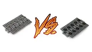 Performance test: LEGO bare tracks VS LEGO tracks with rubber attachments