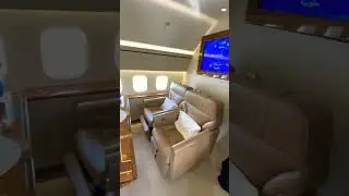 Inside the Royal Jet Private Boeing 737-7KK(BBJ).#shorts