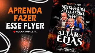 😲👉AT&Eacute; INICIANTE FAZ ESSE (FLYER NO PHOTOSHOP) DE MANEIRA F&Aacute;CIL