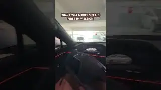 2026 TESLA MODEL S PLAID FIRST IMPRESSION