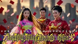 3.龙飘飘风格贺岁专辑.🎵 贺岁三部曲：1. 《龙舞新春开大运》2. 《南洋春色暖心头》3. 《富贵平安好兆头》