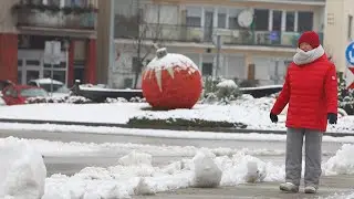 Snijeg na ulicama Karlovca