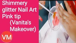 Shimmery Nail Art At Home || Glitter Nail Art || Shimmery Nails