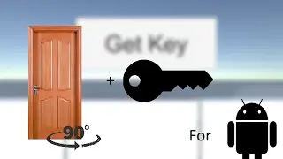 [Unity3D] How to make a door with key for Android (Script in the description) [HD]