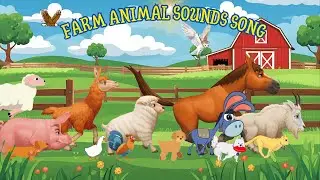 Farm Animal Sounds Song 🐄🐥 | 25 Fun Noises for Kids | ZumiZoo TV