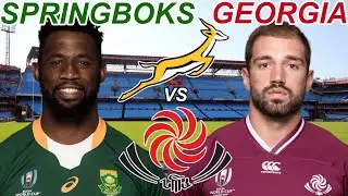 SPRINGBOKS vs GEORGIA Live Commentary July Internationals 2021 (Not Showing Game)