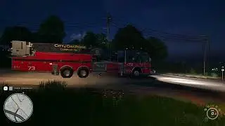 Firefighter Simulator: Ignite - Weird road collision.