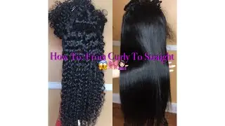 Silk Press on Curly Hair | SnobishHairCo. 🎀