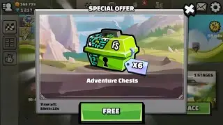 FREE ADVENTURE CHESTS 😋 - Hill Climb Racing 2