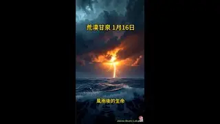 #荒漠甘泉 1月16日 風雨後的生命 #theyearoftheholyghost #gospelmusic #theothersideofmakebelieve #love
