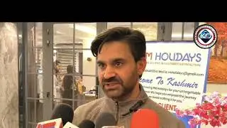 MLA  pulwama Waheed parra talking on promotion of tourism and demolish drive in jammu and kashmir