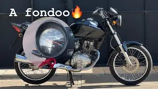 CG TIT&Aacute;N ESD ORIGINAL 🏍️🔥PRUEBA A FONDO  GPS🔥+ UNOS CUELGUES Y MOSTRANDO LA MOTO📸