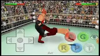 Face to face with ultra bull for IWGP championship#wrestling revolution 3D