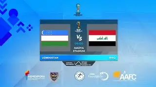 UZBEKISTAN VS IRAQ | ASIA CUP - WAFF WORLD CUP 2026 QUALIFIERS