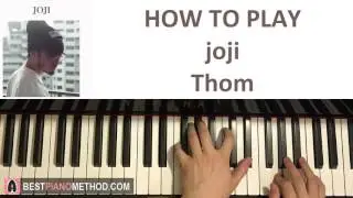 HOW TO PLAY - joji - Thom (Piano Tutorial Lesson)
