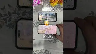 Android 60fps 🆚 iPhone 60fps bgmi test #bgmi