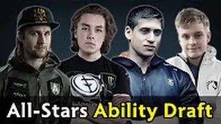 Pros playing Ability Draft &mdash; All-Stars match