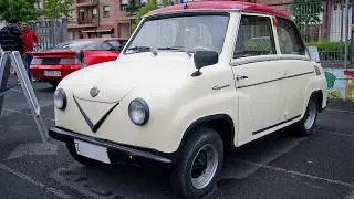 🚗 1955 Goggomobil T250: The Tiny Sedan You Could Drive on a Tractor Licence
