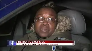 2-year-old boy dies in house fire on Detroit's east side