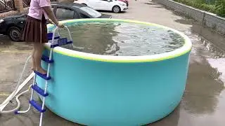 IPOOLGO inflatable above ground swimming pool factory !