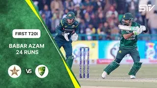 Baber Azam 24 Runs  | Pakistan vs Australia | Match 01 | T20I Series 2026 | PCB | M9E1H