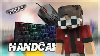 Keyboard & Mouse Sounds *VERY CLICKY* | Bedwars w/Glorious model O & kailh box whites 240FPS