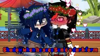 Шэдоу, когда видит темную форму Соника 💙Sonadow🖤Gacha Club