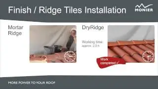 Mortar vs Dry Ridge Application