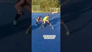 Protect ball ➕ Manipulate defender & GK ➕ Big roll = GOAL TIME 😍 #fieldhockey 🔥