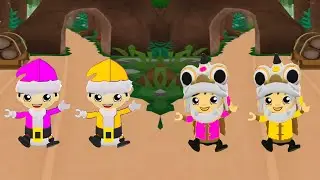 TAG WITH RYAN YELLOW VS PINK COSTUME CHINA VS SANTA RYAN COLOR COMBINATION FUNNY GAMEPLAY