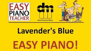 Lavender's Blue piano tutorial: EASY keyboard song (traditional) & note names #EPT 🎹