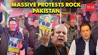 Pakistan Elections Breaking: Protests Erupt Over Delayed Election Results | Imran Khan-Nawaz Sharif