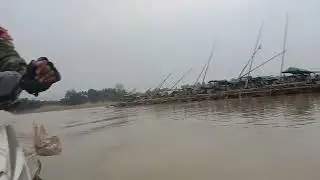 22 Feb 2024 Crossing Chindwin river for the first time, Myanmar