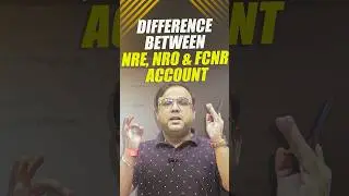 Difference Between NRE , NRO & FCNR Account ? #rwa #banking #account #bankingexams