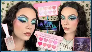 UNEARTHLY COSMETICS DONT BE JELLY AND DEAD OF NIGHT PALETTE | NEW! PLOUISE AND MORE!