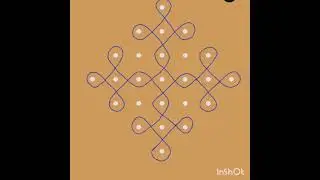 Kolam 7 to 1|dots kolam