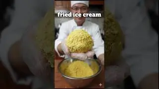 Fried Ice Cream 😯🤔|  Food Shorts| Food Facts आइसक्रीम #ytshorts #facts #shorts #icecream