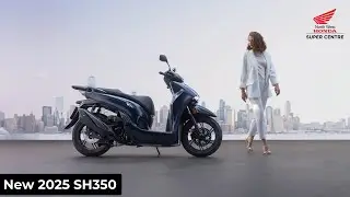 New 2025 SH350: Timeless Style | Scooter | North West Honda Super Centre