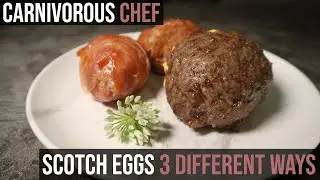 Baked Scotch Eggs Recipe (3 Ways) for the [Carnivore Diet] -- EASY Carnivore Diet Recipe