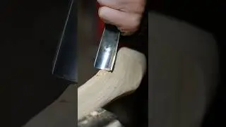 How I made some super nice axe handles from scratch! #axe #woodwork #handles #axehandle  #forging