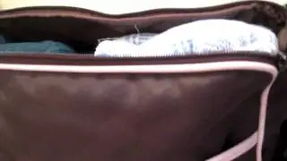 Kalencom Multi Tasking Diaper Bag Capacity Demonstration